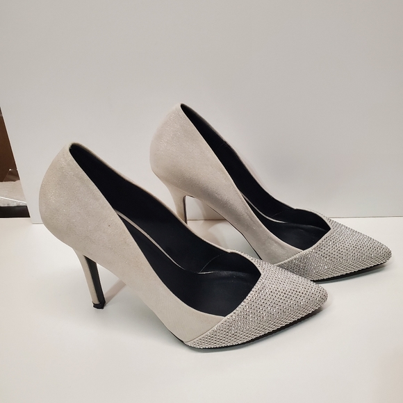 Aldo silver white heels 👠 - Picture 3 of 7